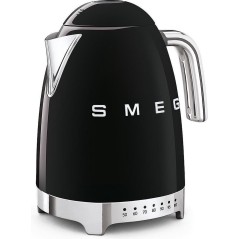 Smeg 50s Style 1.7L Kettle - Retro Black - Elegant Design for Your Kitchen